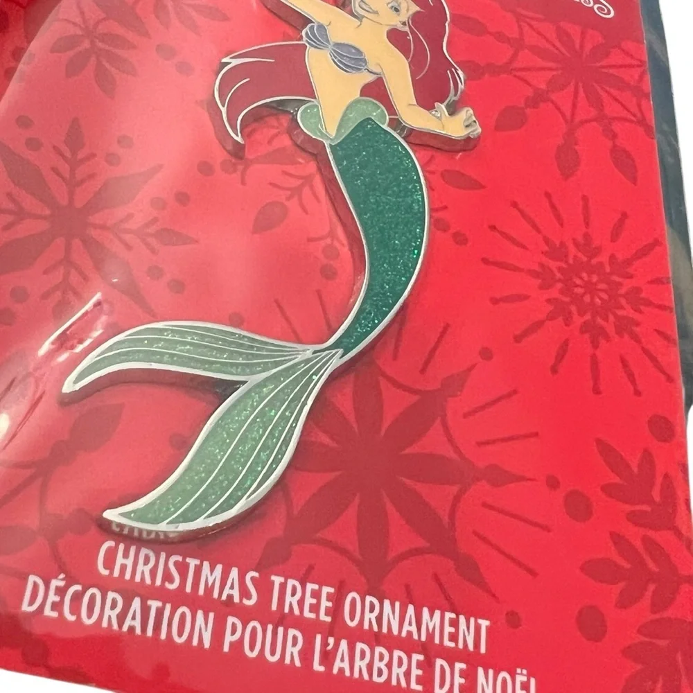 Disney Princess Ariel‎ Ornament with Red and Green Accents